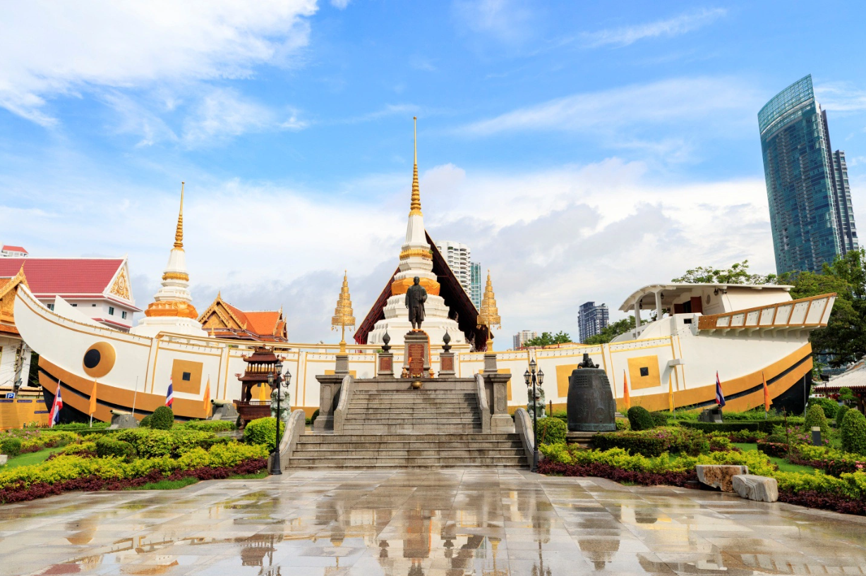 Thủ đô Bangkok là điểm đến yêu thích của nhiều du khách.